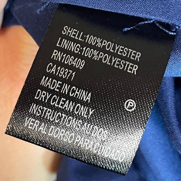 Tahari Arthur S. Levine Navy Blue Dress Size 6- New - Picture 8 of 11